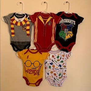 **SOLD** — Harry Potter Onesies (5)